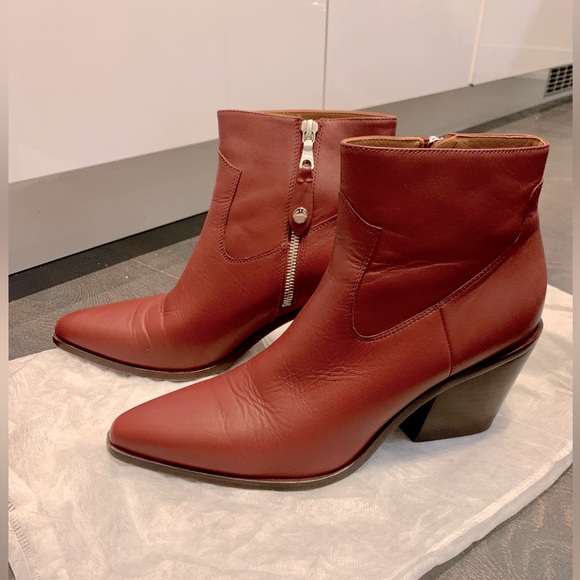 - Rag & Bones Razor Bootie in Russet - Picture 1 of 5